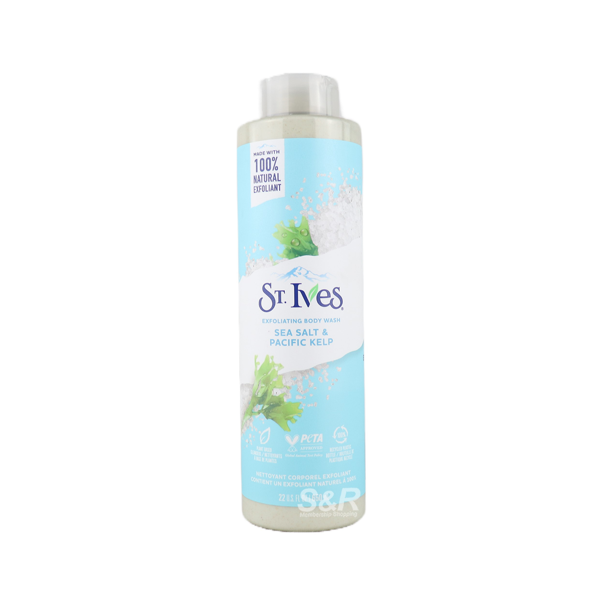 St. Ives Sea Salt & Pacific Kelp Exfoliating Body Wash 650mL